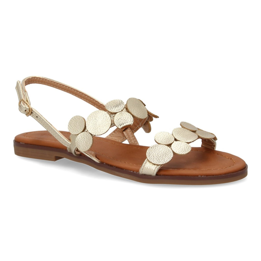 Sandalias Doradas Mujer Elegantes Fiesta