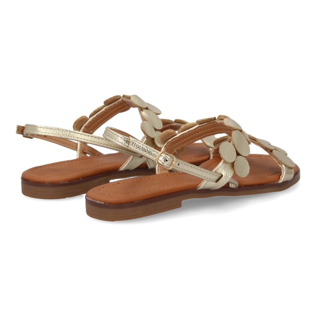 Sandalias Doradas Mujer Elegantes Fiesta