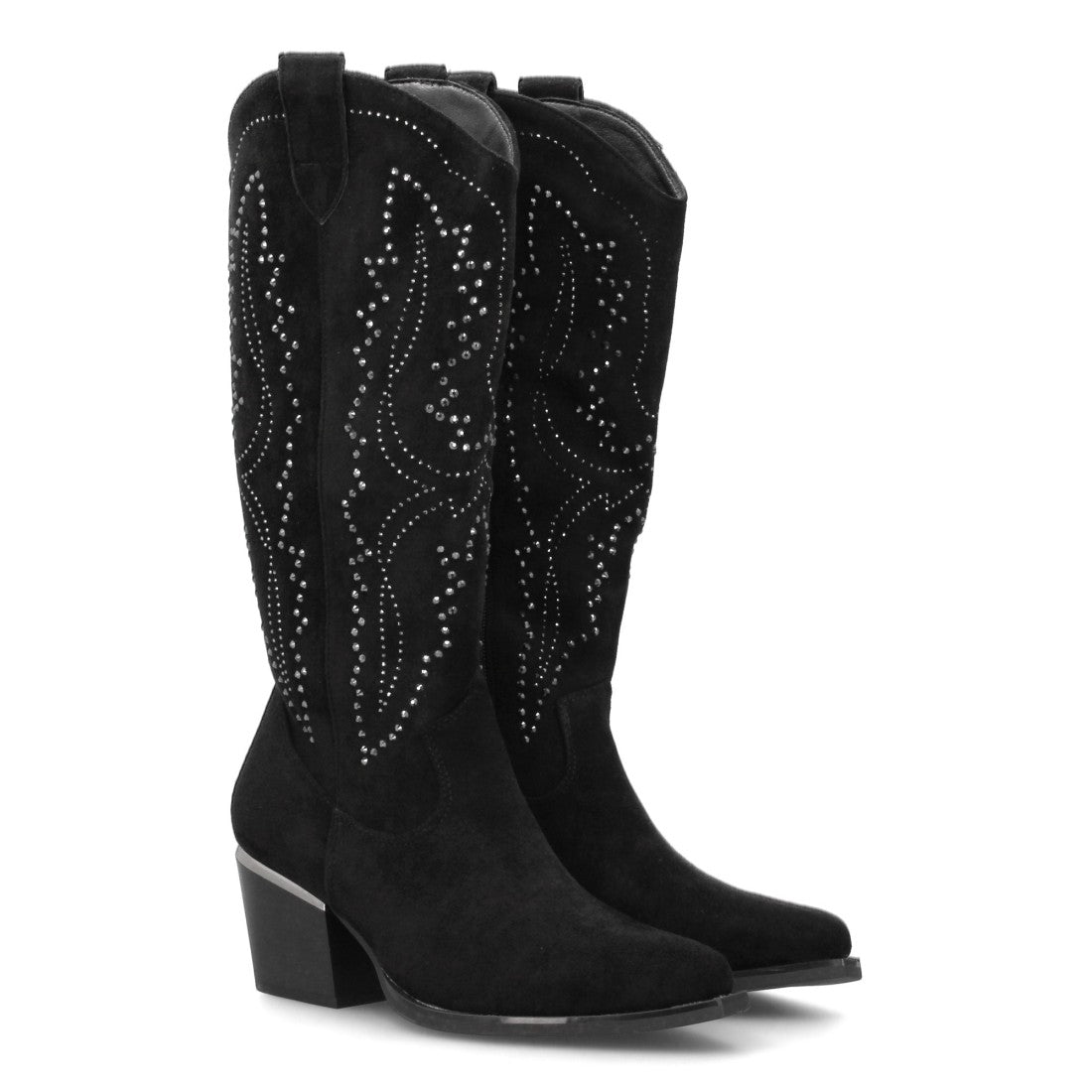 Botas con Cuña Negras - Sofisticación Elevada