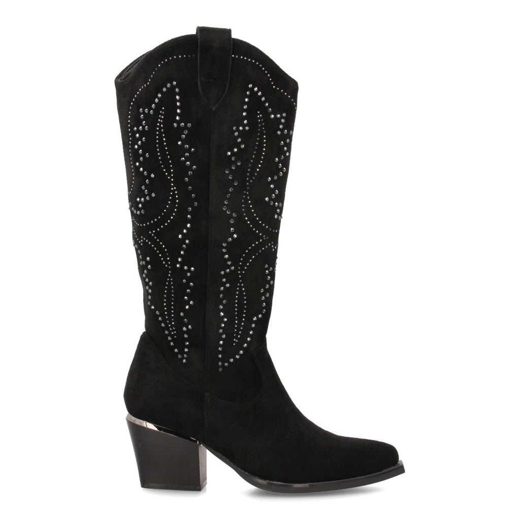 Botas con Cuña Negras - Sofisticación Elevada
