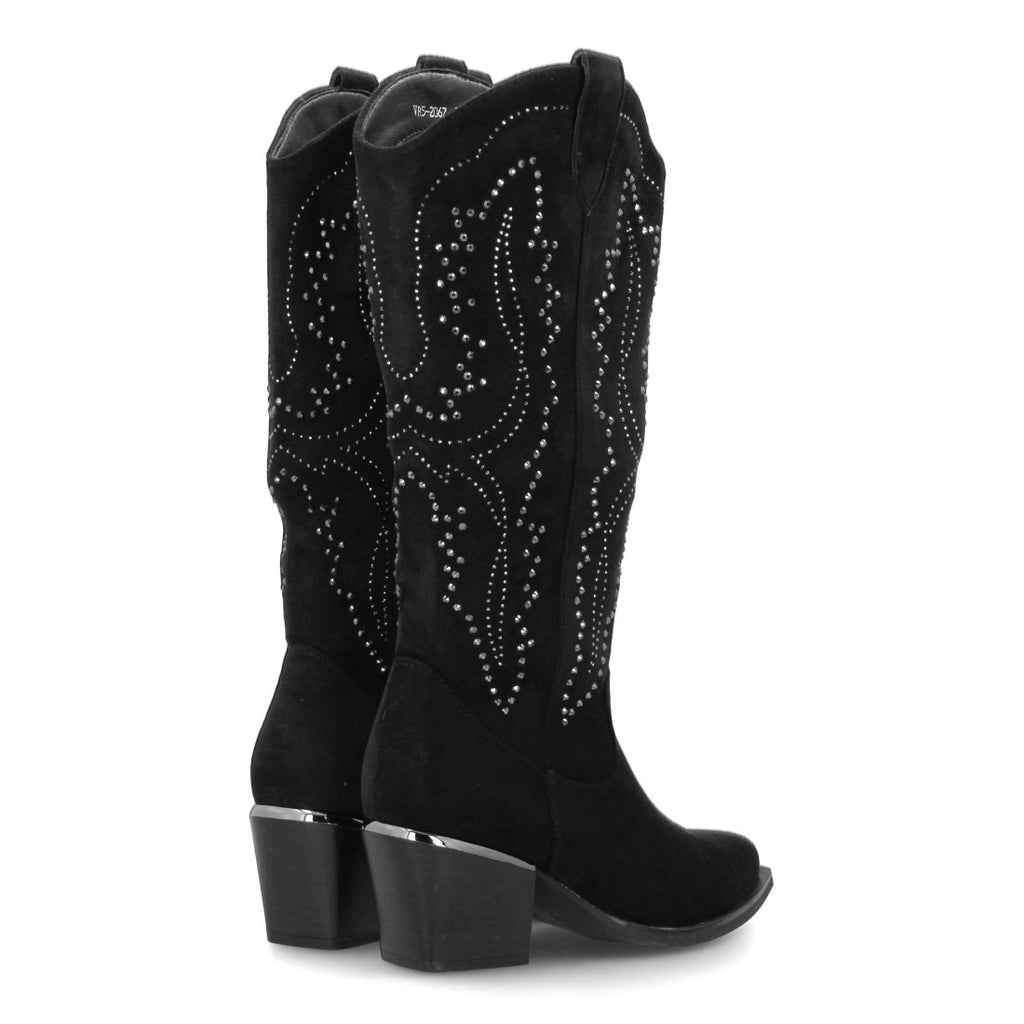 Botas con Cuña Negras - Sofisticación Elevada