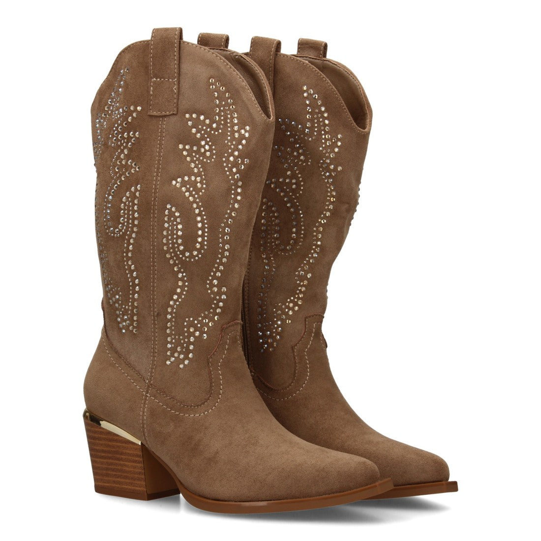Botas con Cuña Elegantes - Beige