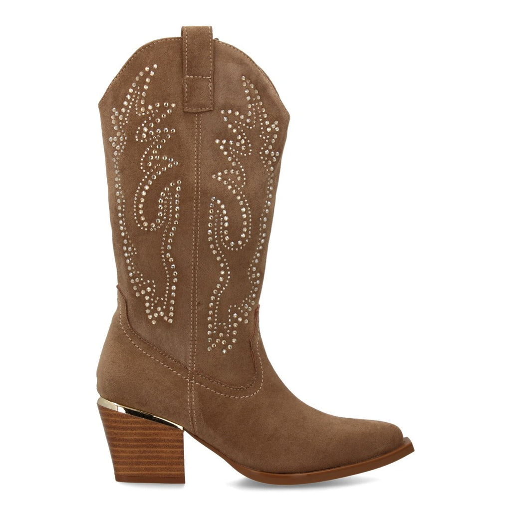 Botas con Cuña Elegantes - Beige