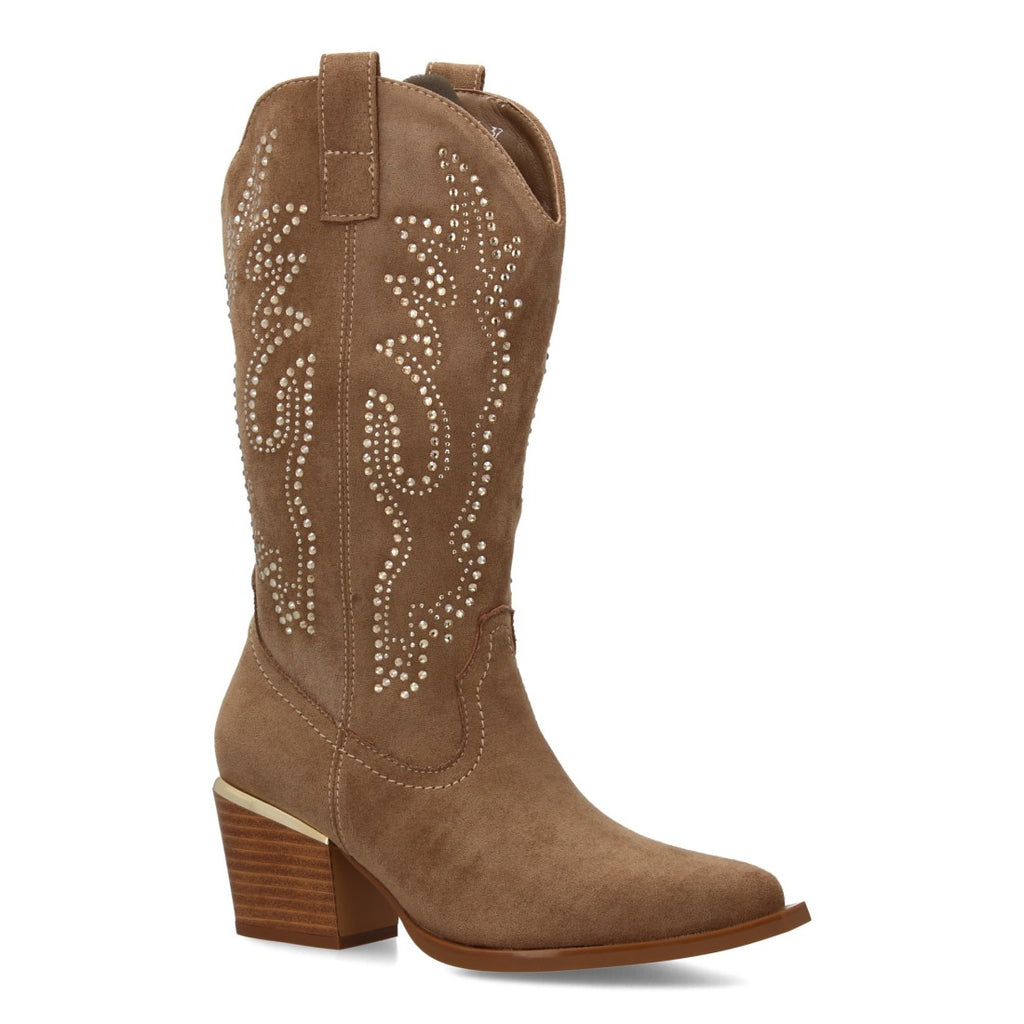 Botas con Cuña Elegantes - Beige