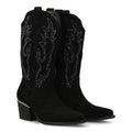 Botas con Cuña Elegantes - Negro