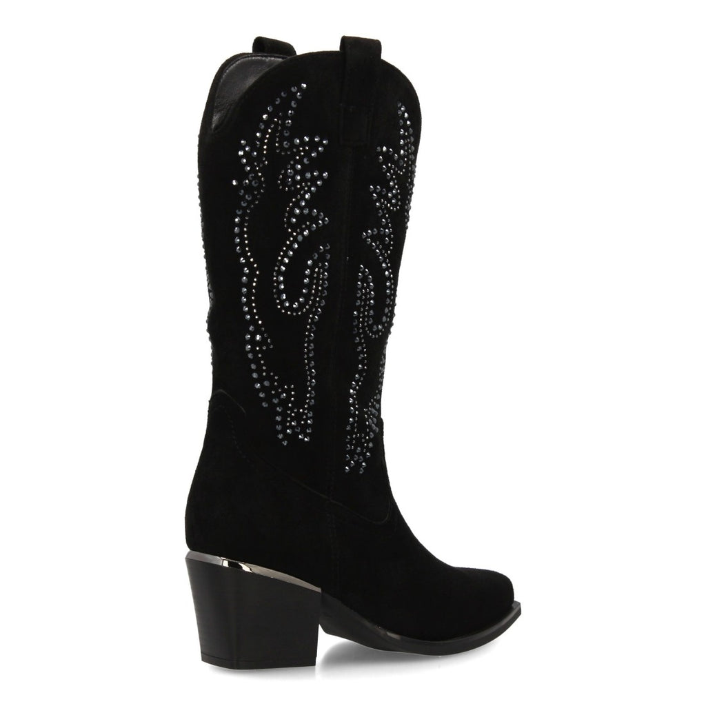 Botas con Cuña Elegantes - Negro