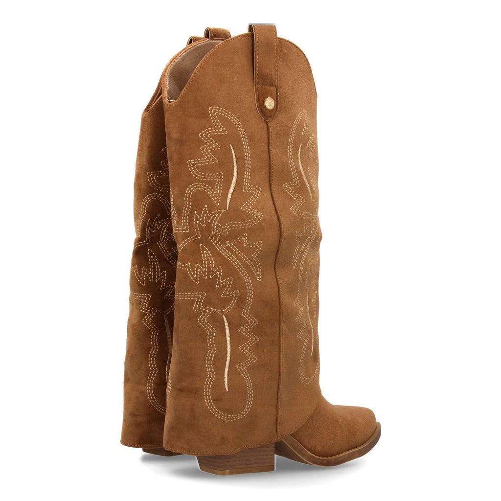 Botas con Cuña Elegantes - Camel