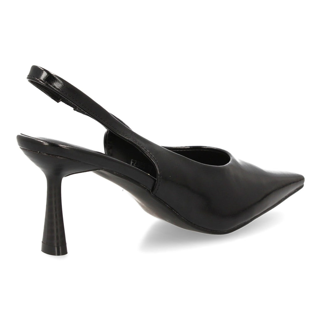 Zapatos de Tacón Negro Versátiles Mujer