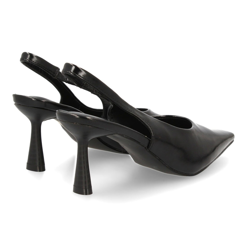 Zapatos de Tacón Negro Versátiles Mujer