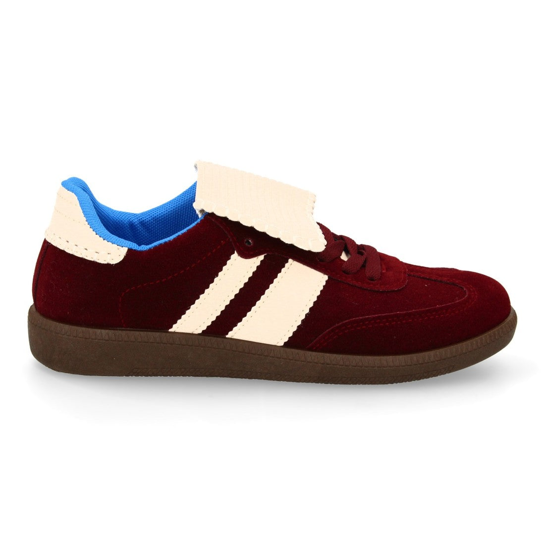 Bordeauxfarbene Damen-Sneaker | Herbstliche und zeitlose Raffinesse