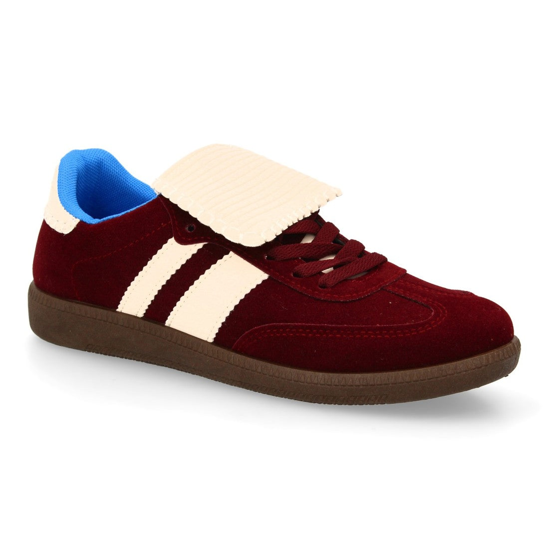 Bordeauxfarbene Damen-Sneaker | Herbstliche und zeitlose Raffinesse