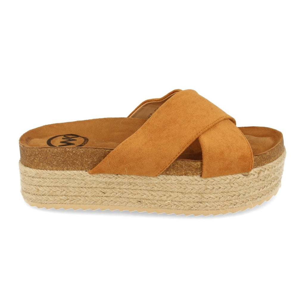 Sandalias Camel Mujer Elegantes Verano