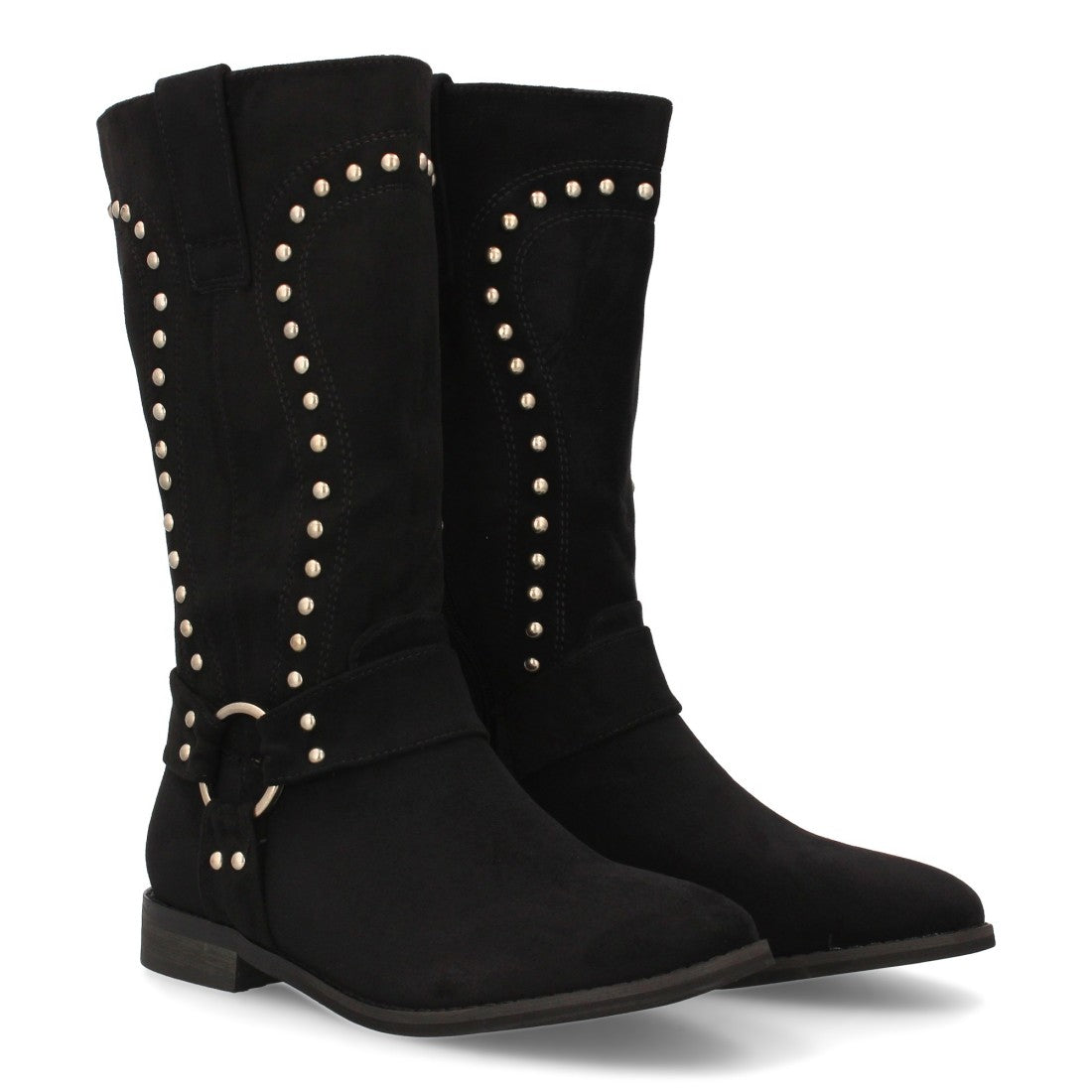 Botas Negras Elegantes con Tacón
