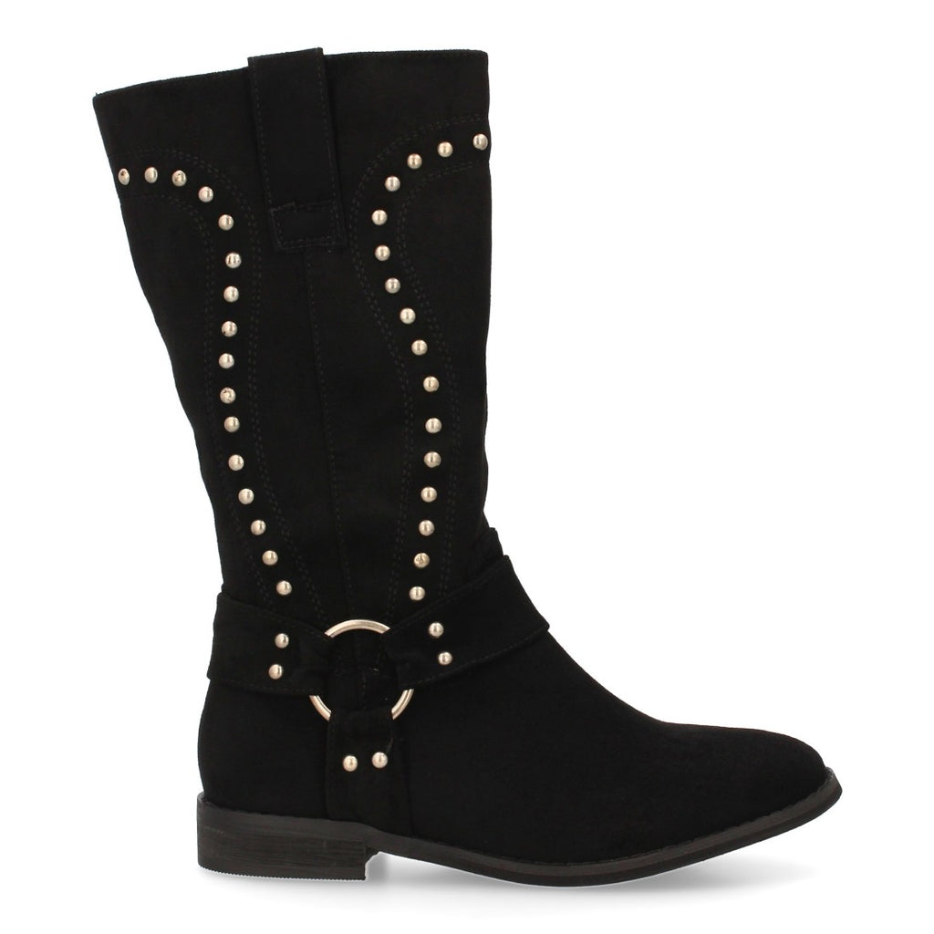 Botas Negras Elegantes con Tacón