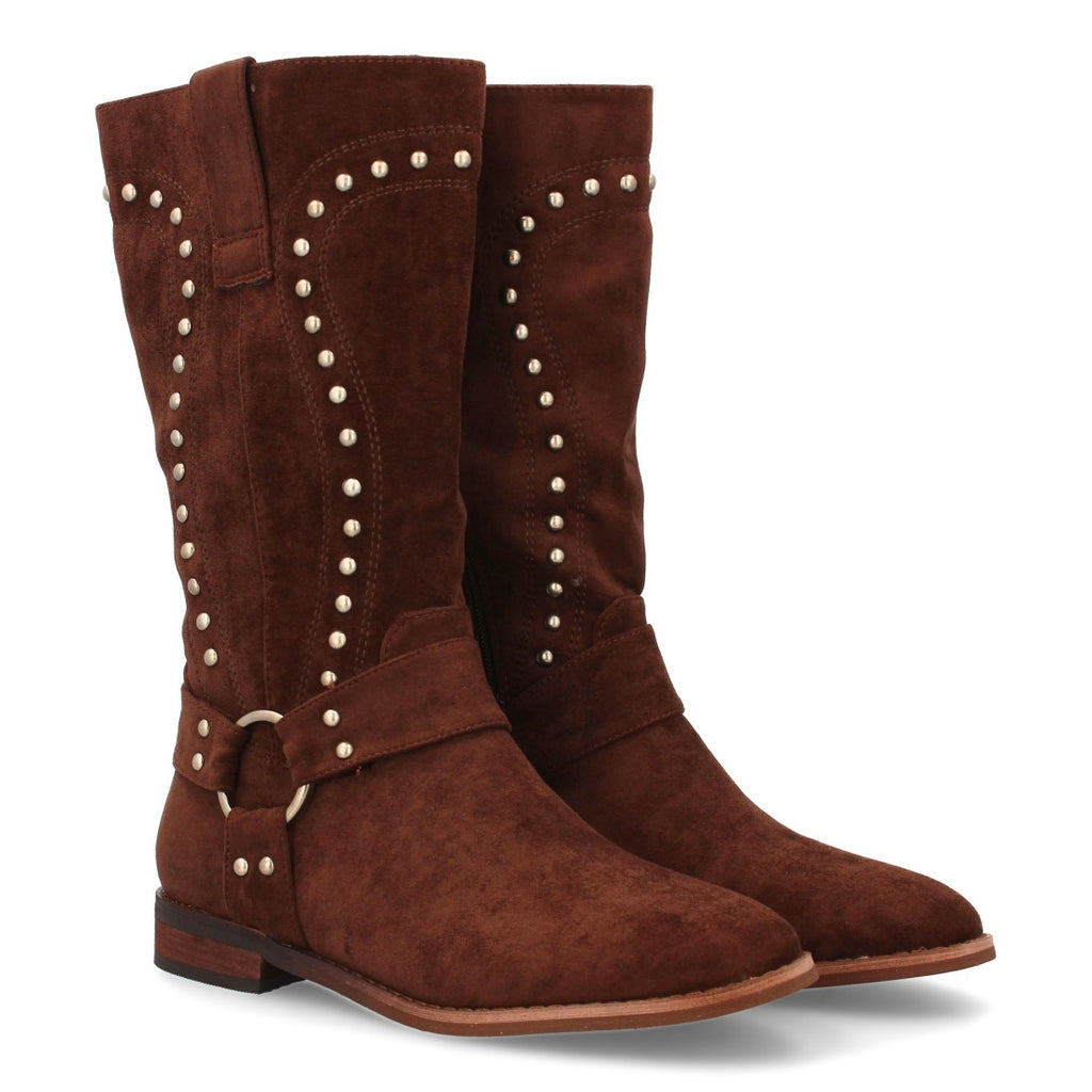 Botas Marrones Elegantes con Tacón
