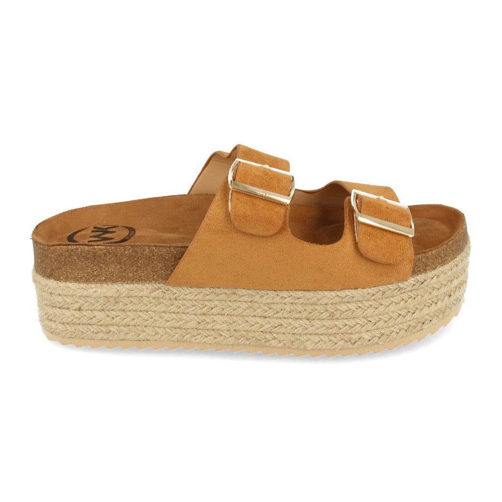 Sandalias Camel Mujer Elegantes Verano