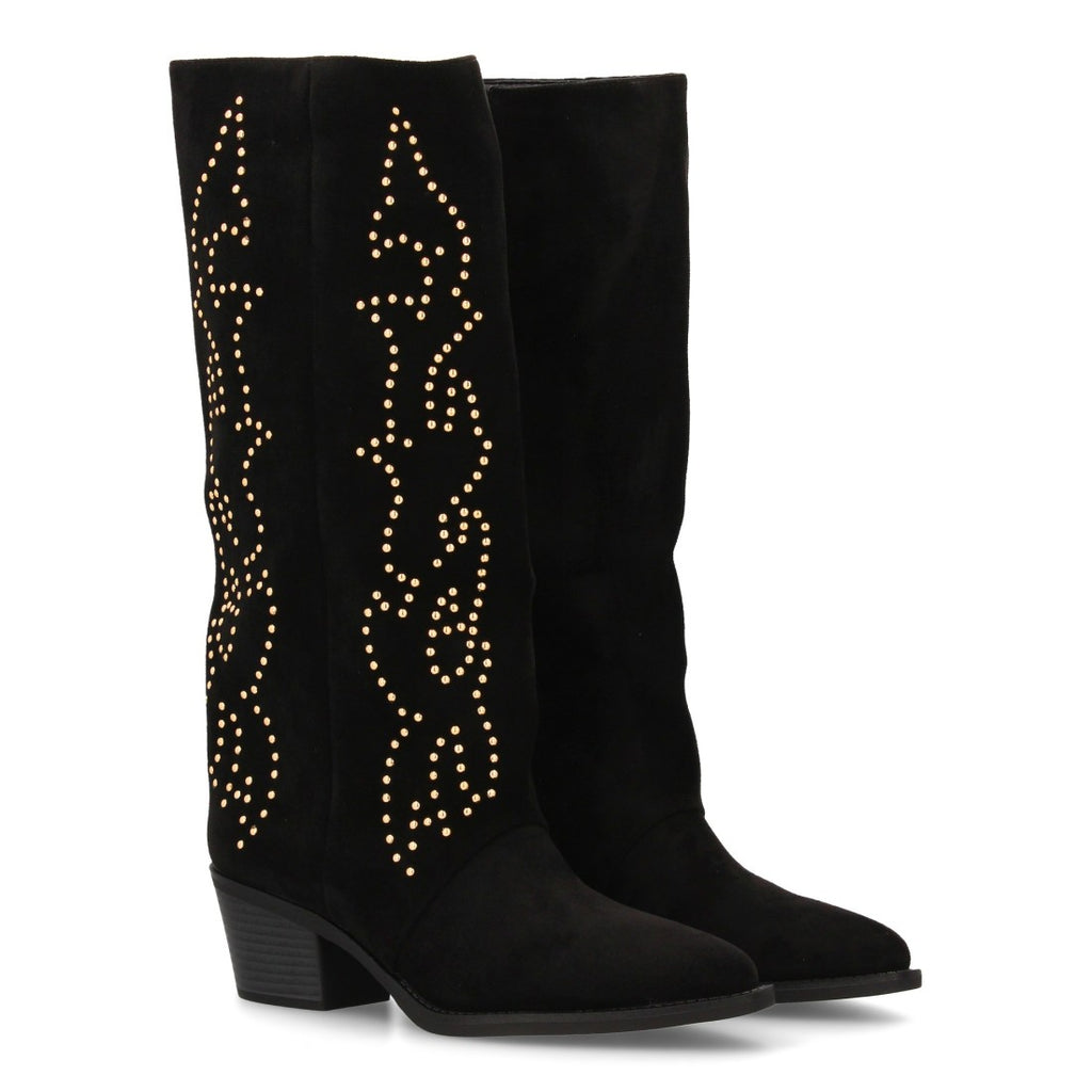 Schwarze Stiefel Urbaner Stil Herbst-Winter