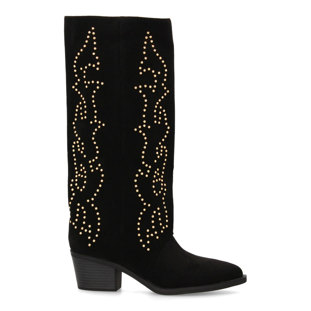 Schwarze Stiefel Urbaner Stil Herbst-Winter