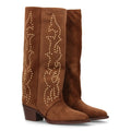 Khakifarbene Stiefel im Urban-Look für Herbst/Winter