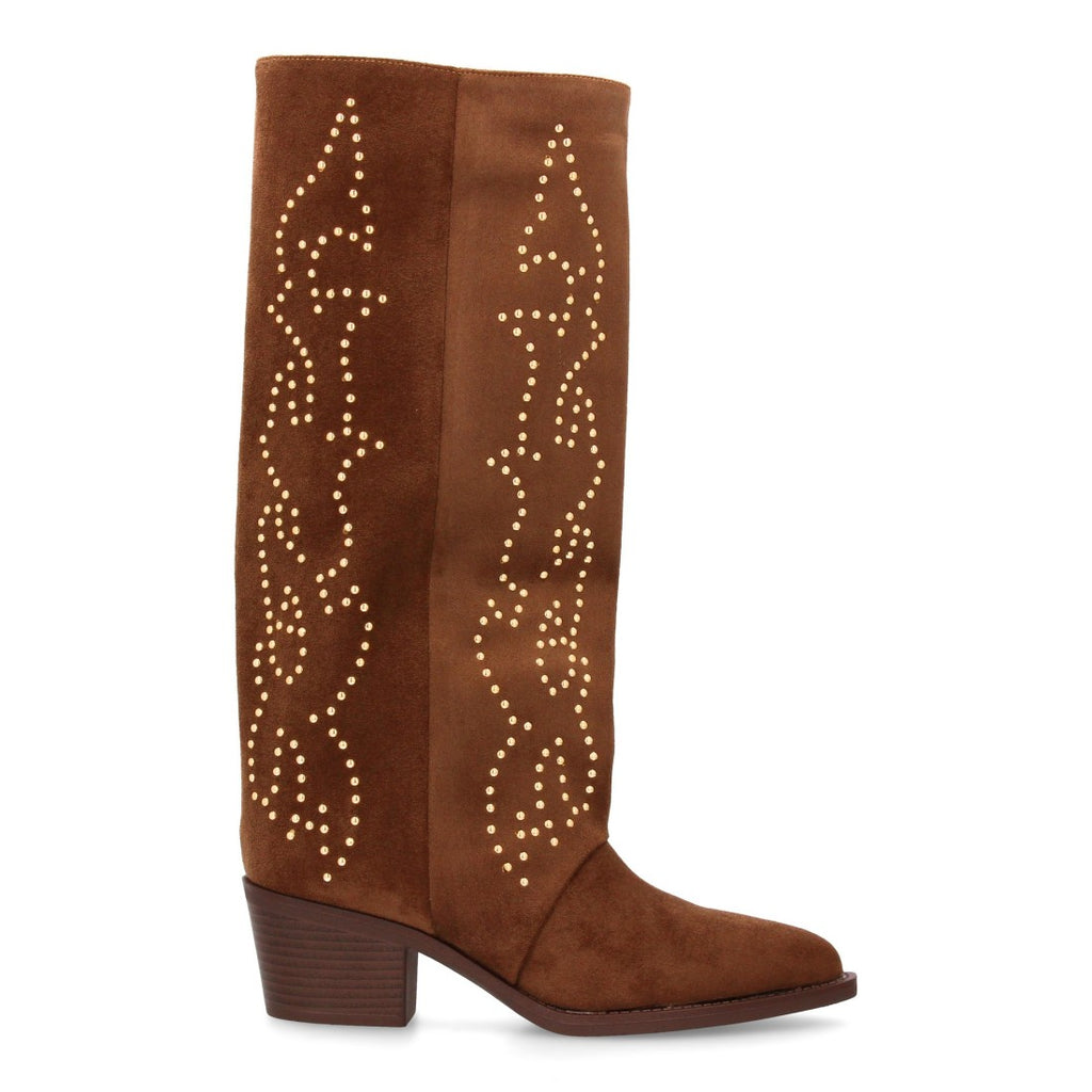 Khakifarbene Stiefel im Urban-Look für Herbst/Winter