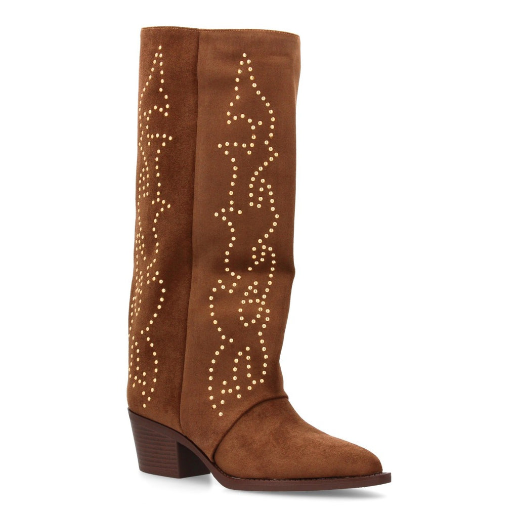 Khakifarbene Stiefel im Urban-Look für Herbst/Winter