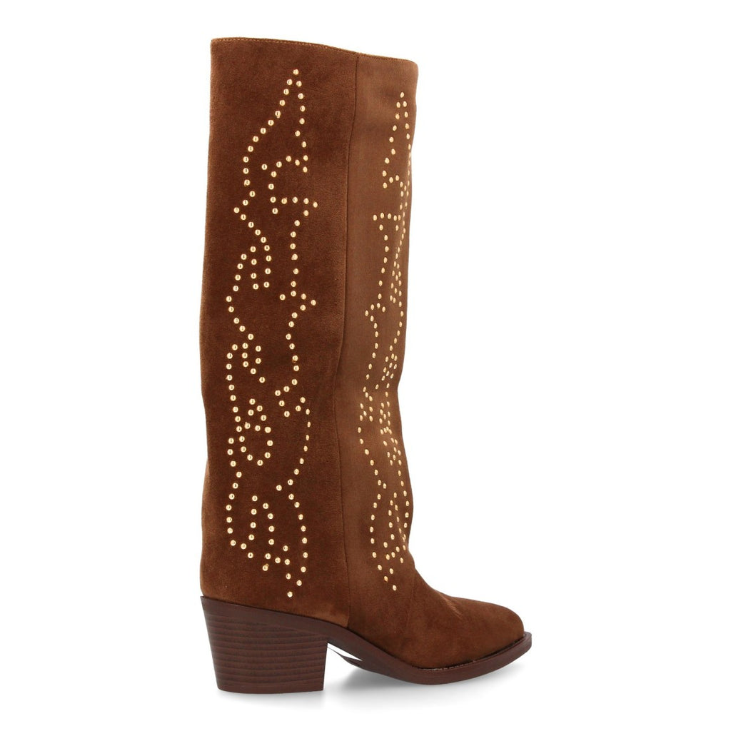 Khakifarbene Stiefel im Urban-Look für Herbst/Winter