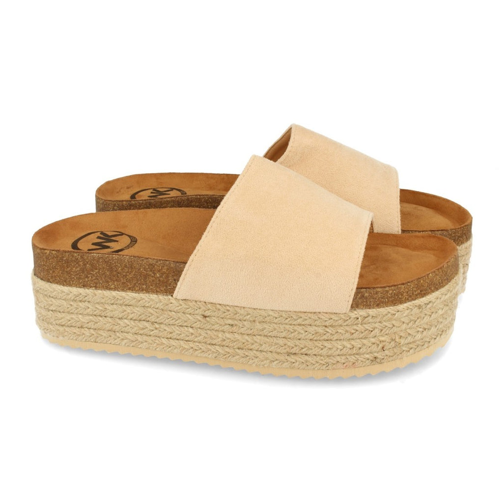 Sandalias Beige Mujer Elegantes Verano