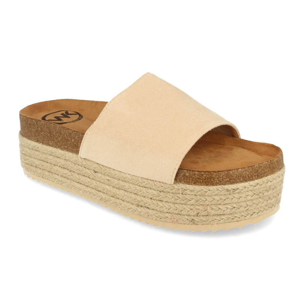 Sandalias Beige Mujer Elegantes Verano