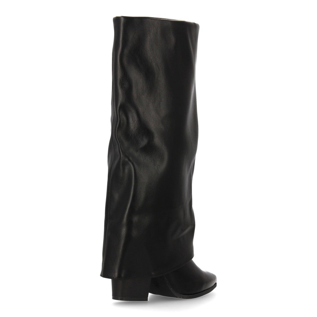 Elegante, mondäne schwarze Stiefel