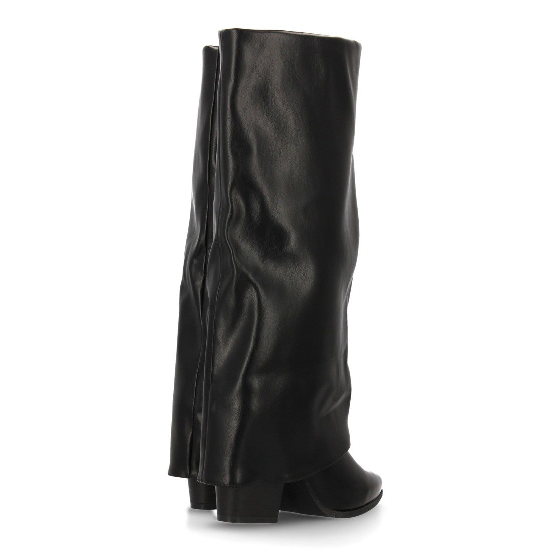 Elegante, mondäne schwarze Stiefel
