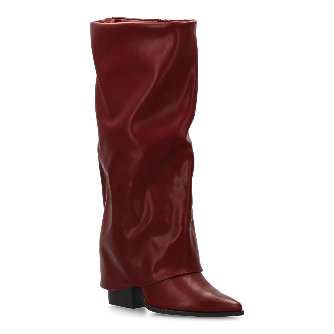 Elegante Bordeaux-Stiefel Herbst-Winter