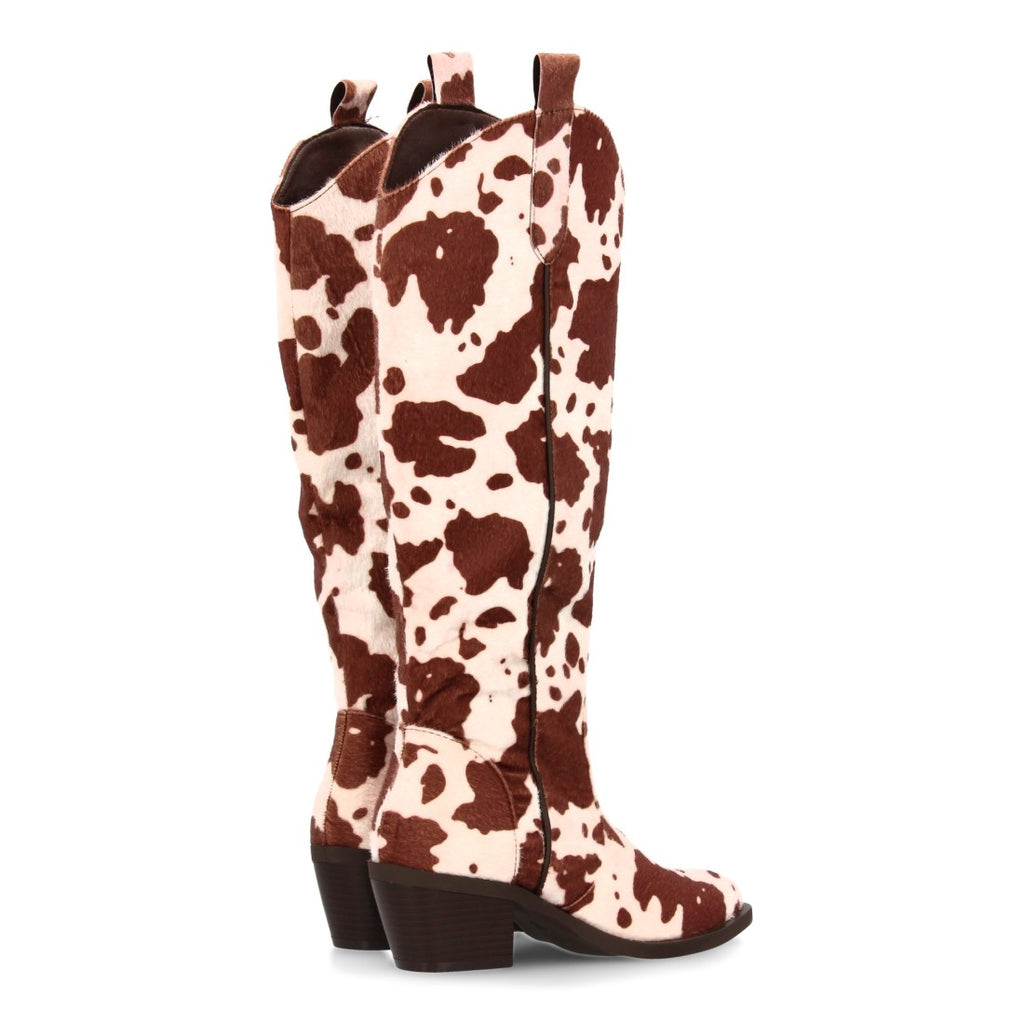 Elegante braune Stiefel für Herbst-Winter