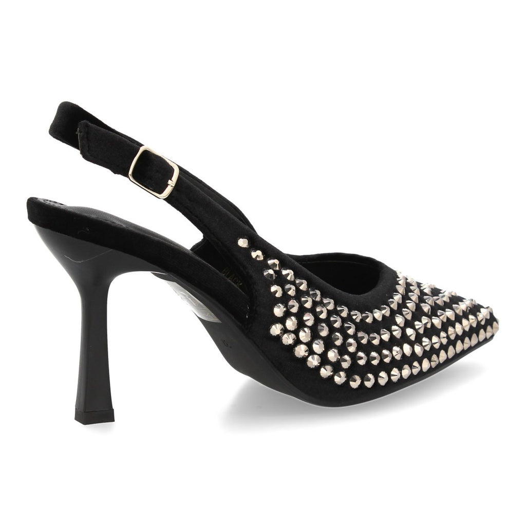 Zapatos de Tacón Negro Atemporales Mujer