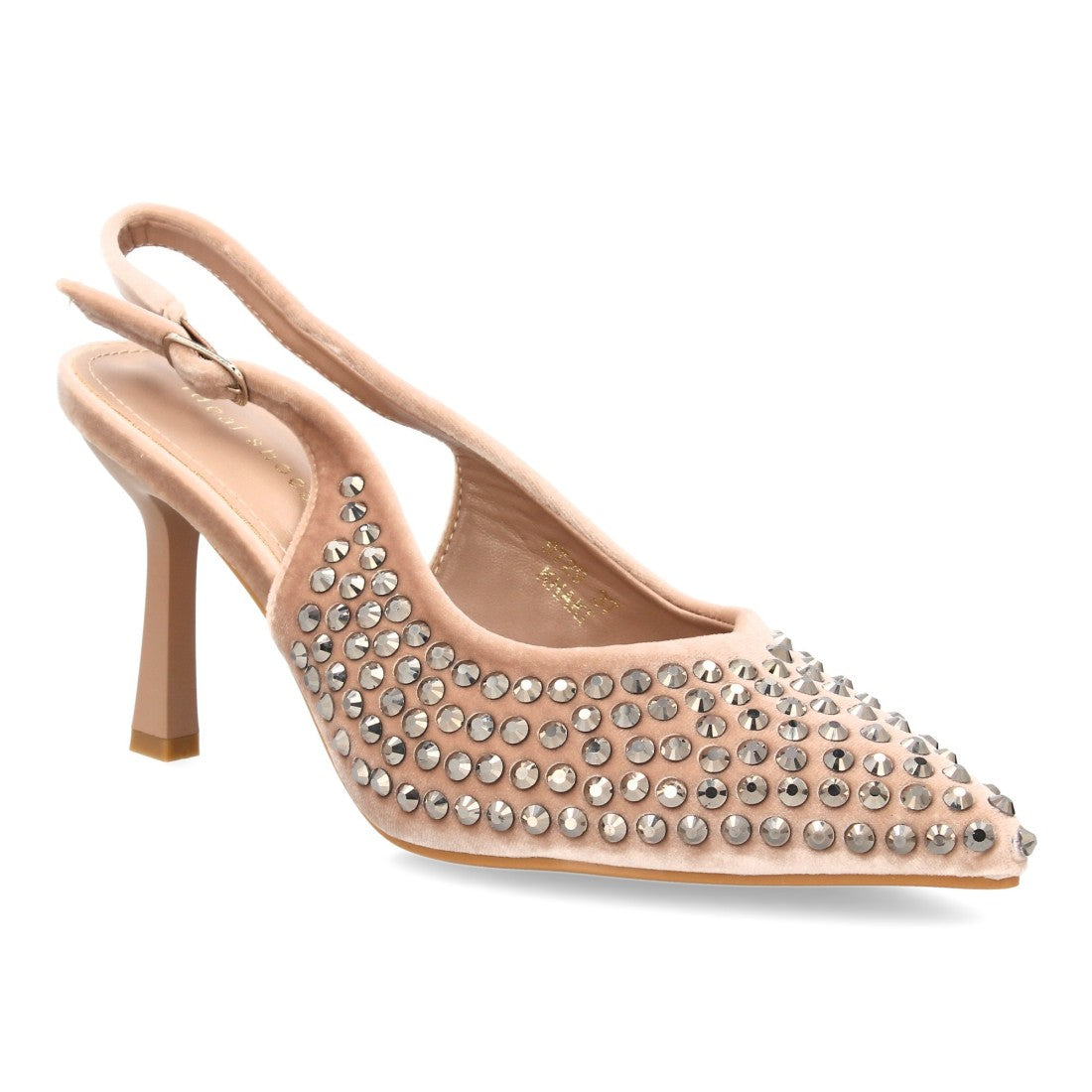 Zapatos de Tacón Kaki Mujer