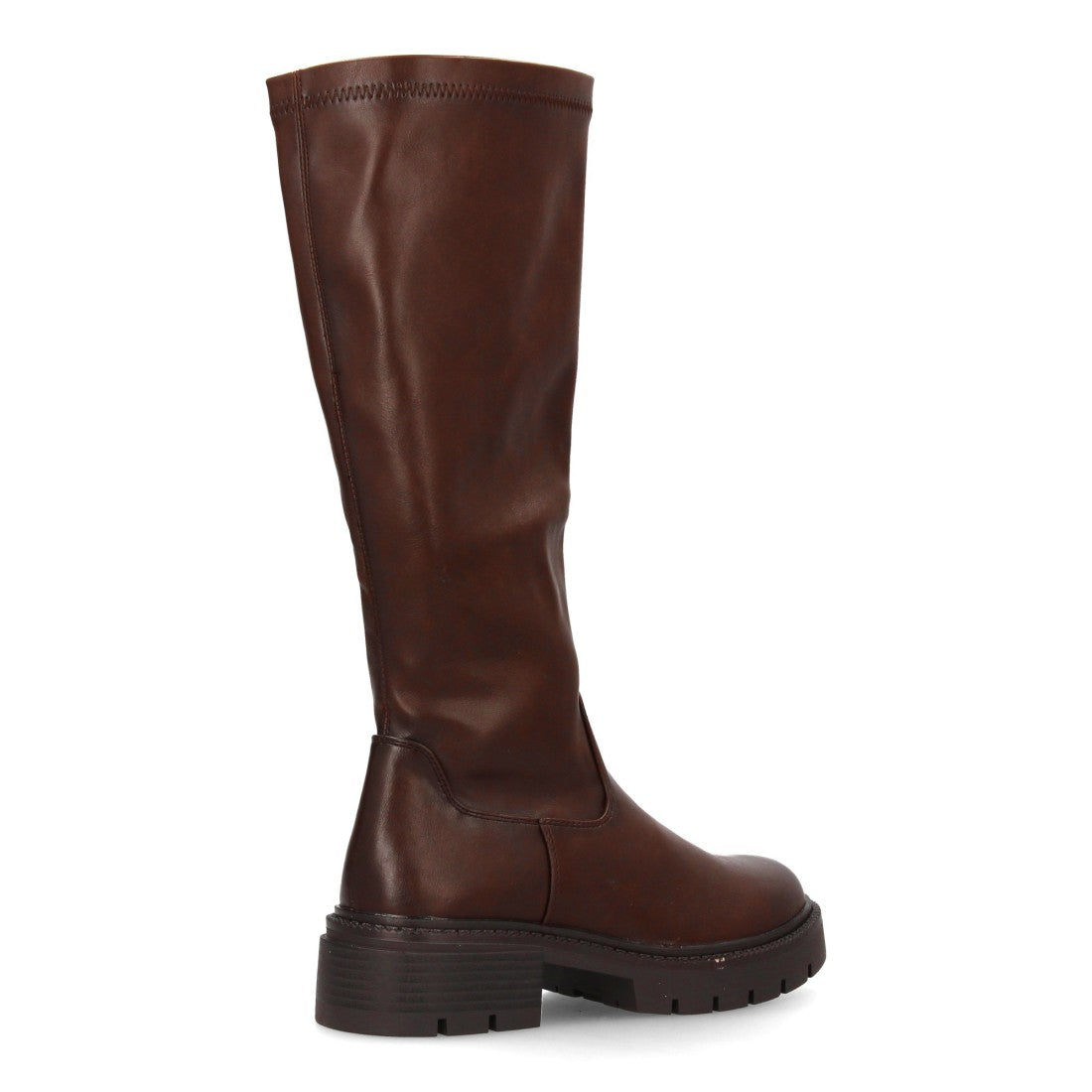 Elegante, braune, mondäne Stiefel