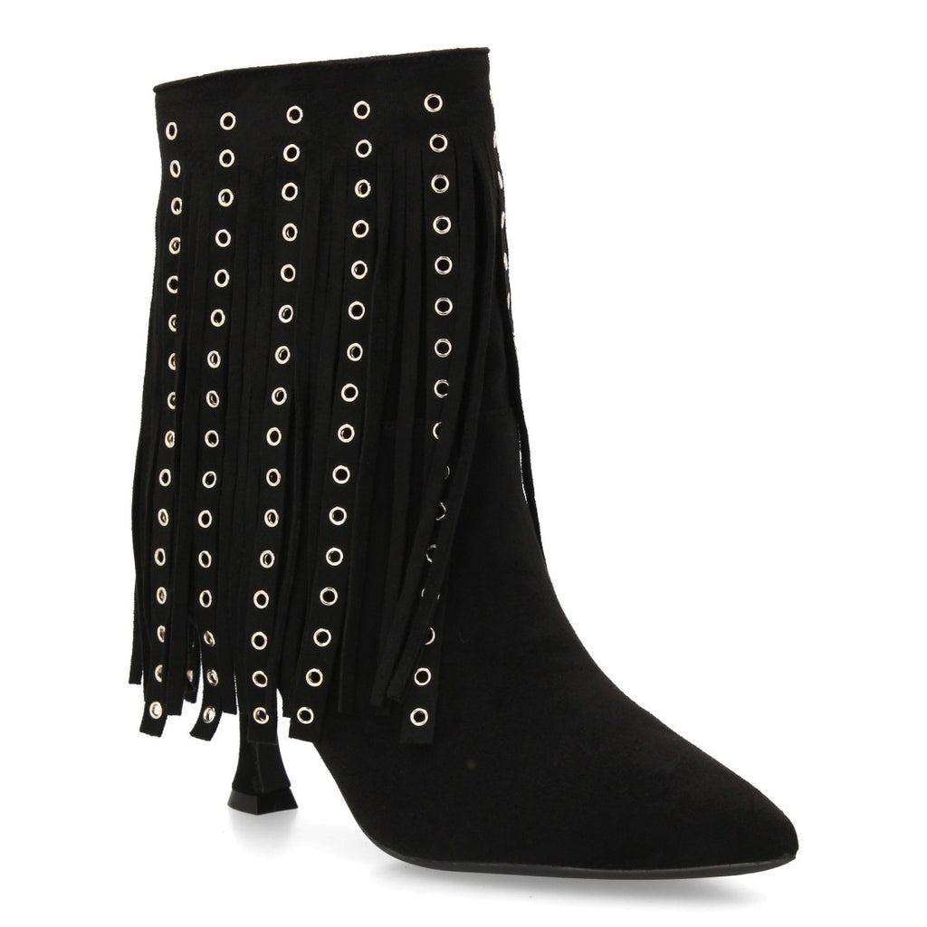 Botas Negras Elegantes con Tacón