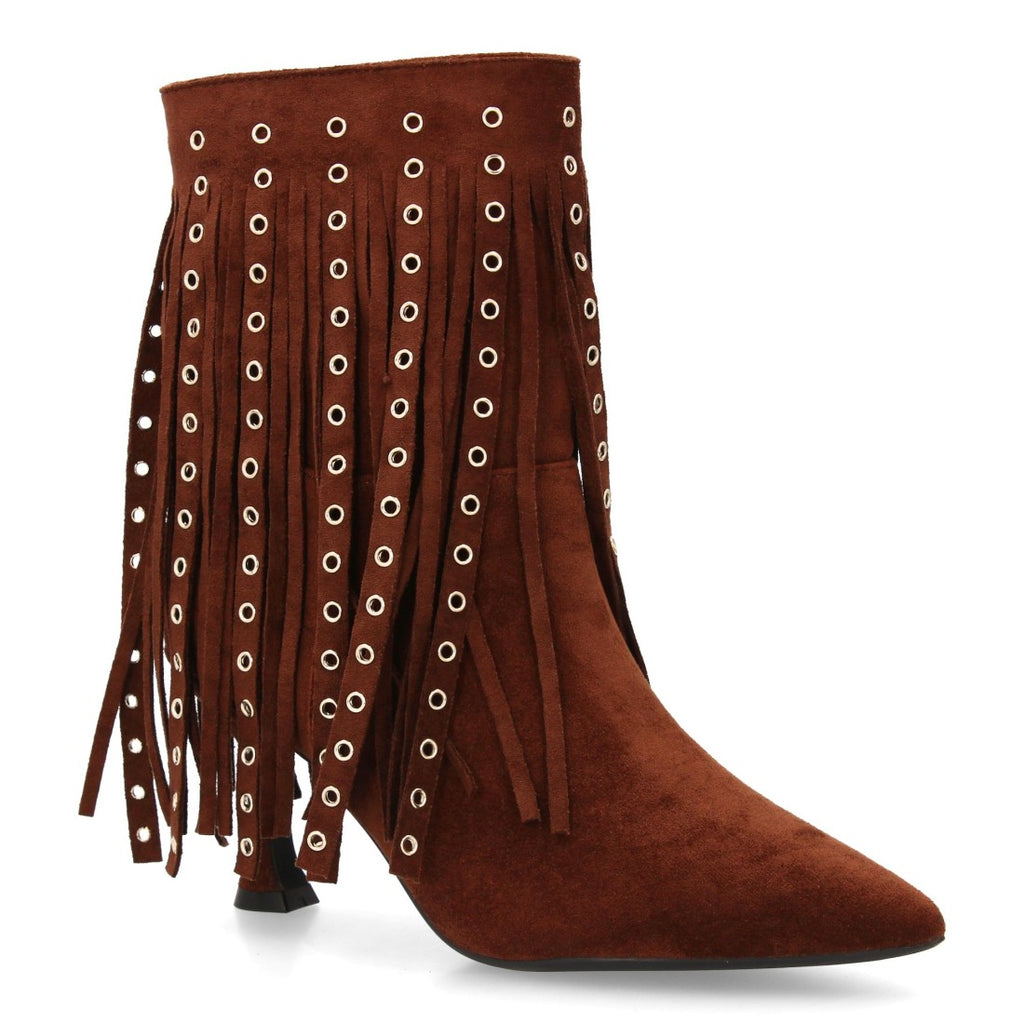Botas Marrones Elegantes con Tacón