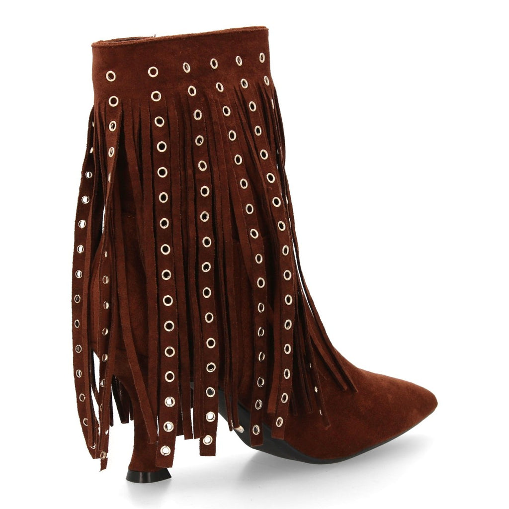 Botas Marrones Elegantes con Tacón