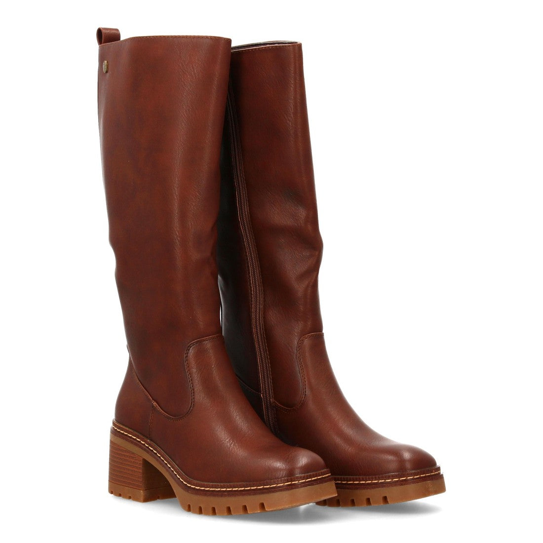 Botas con Cuña Elegantes - Marrón