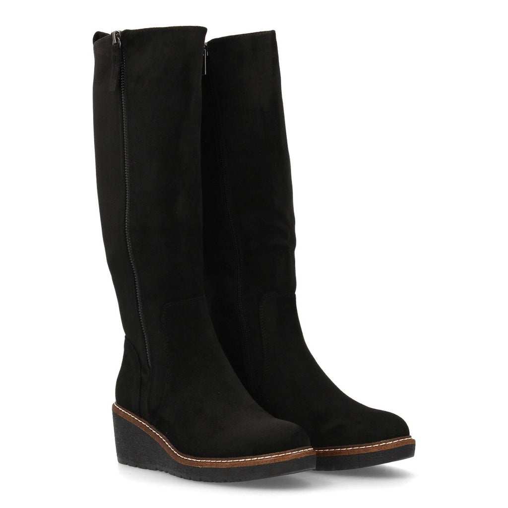 Botas con Cuña Elegantes - Negro