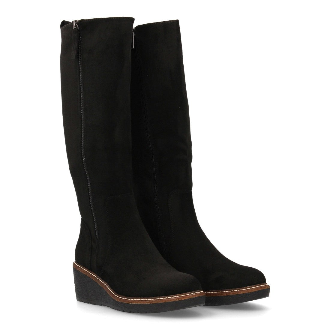 Botas con Cuña Elegantes - Negro