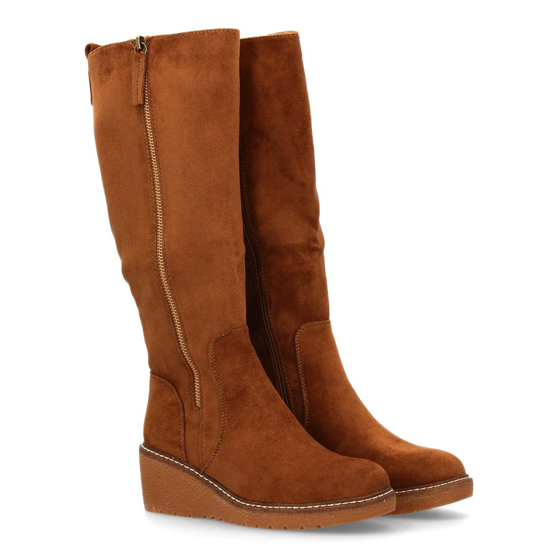 Botas con Cuña Elegantes - Taupe