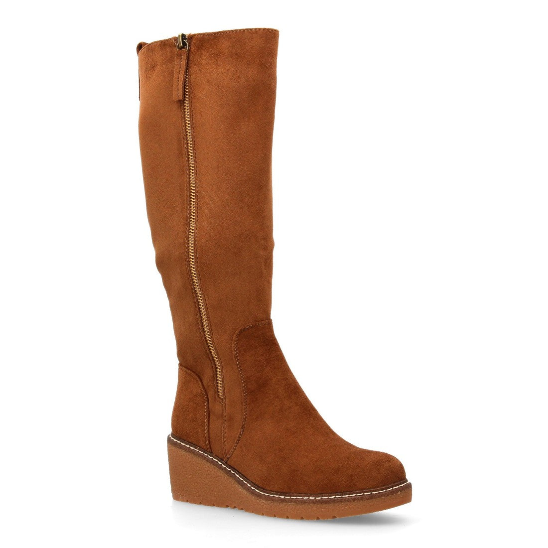 Botas con Cuña Elegantes - Taupe