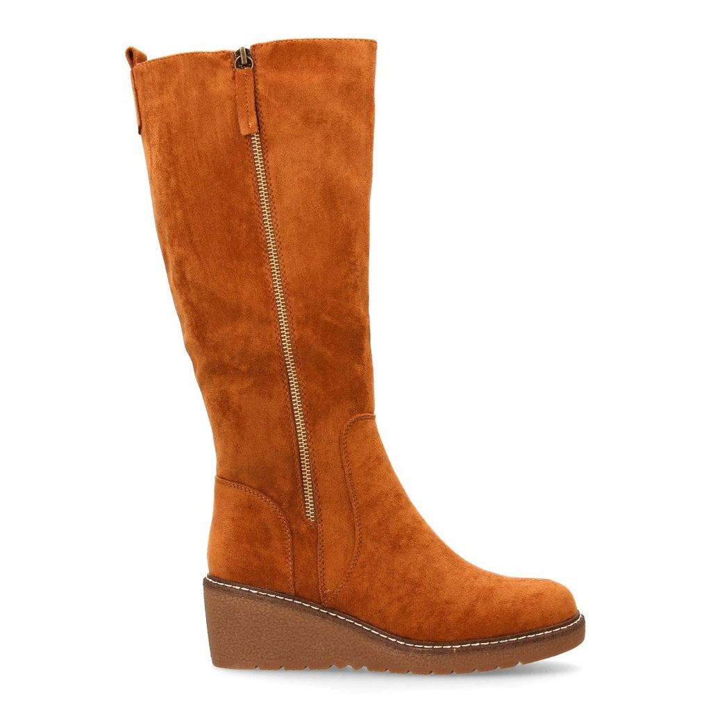 Botas con Cuña Elegantes - Camel