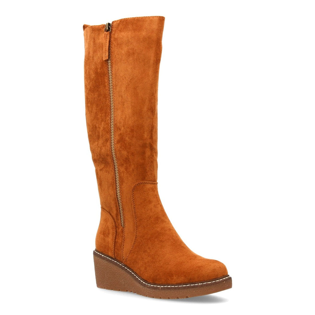 Botas con Cuña Elegantes - Camel