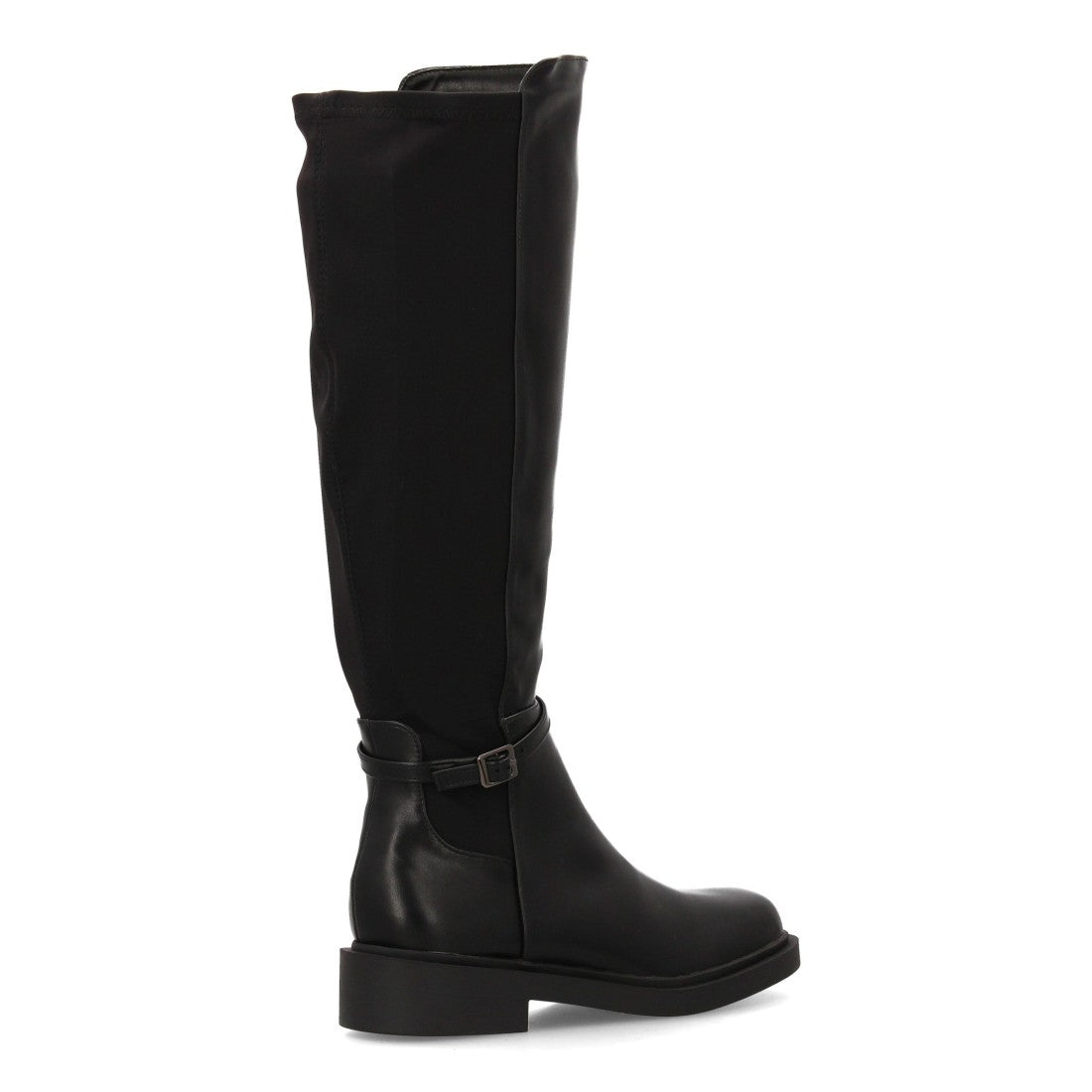 Elegante schwarze Stiefel mit Absatz