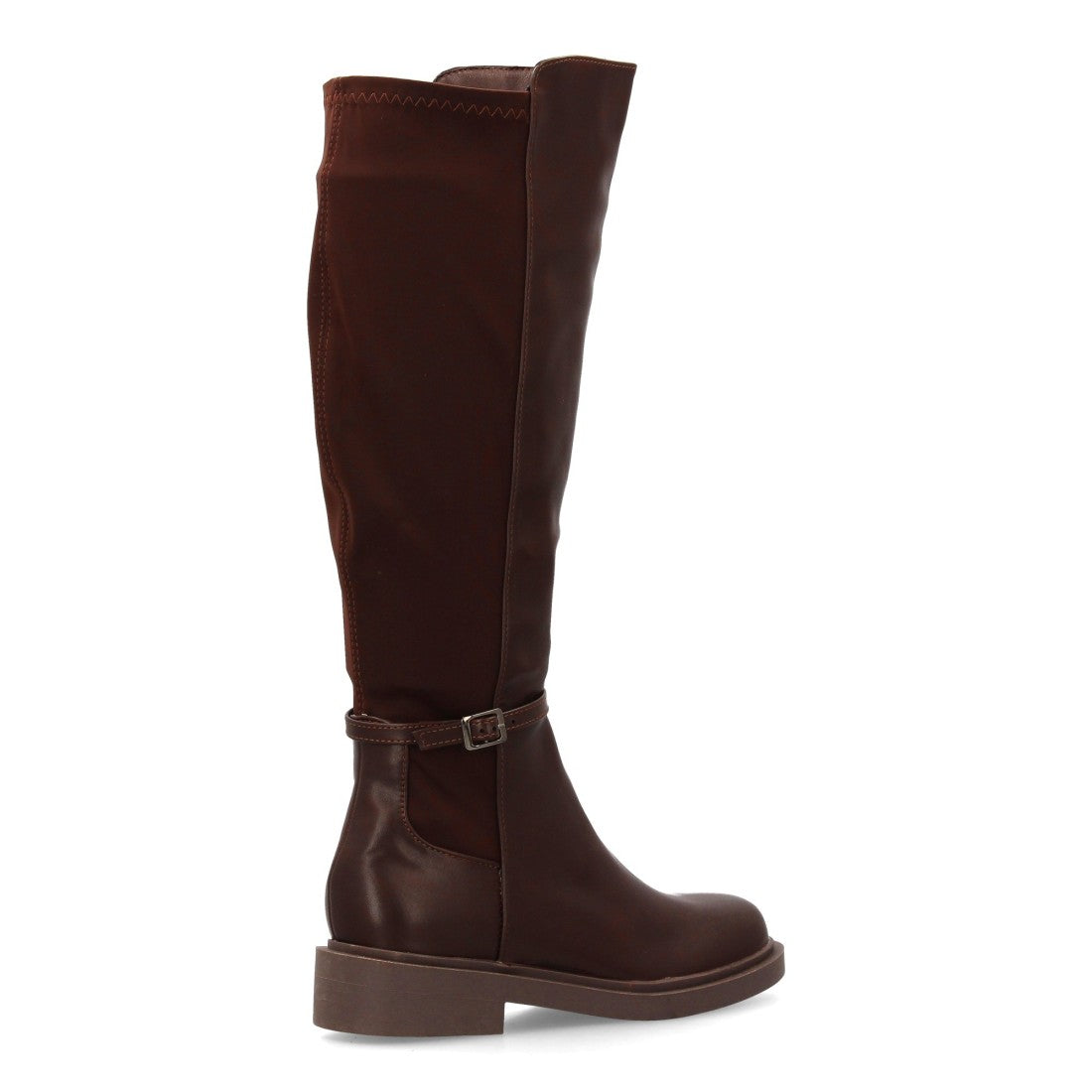 Elegante braune Stiefel mit Absatz