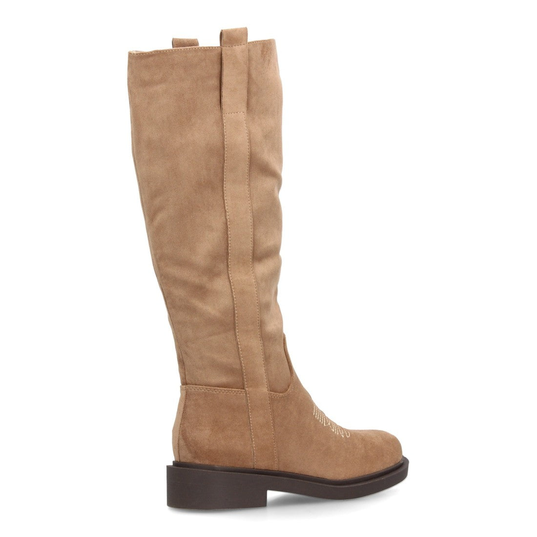 Elegante Stiefeletten Apricot mit Absatz