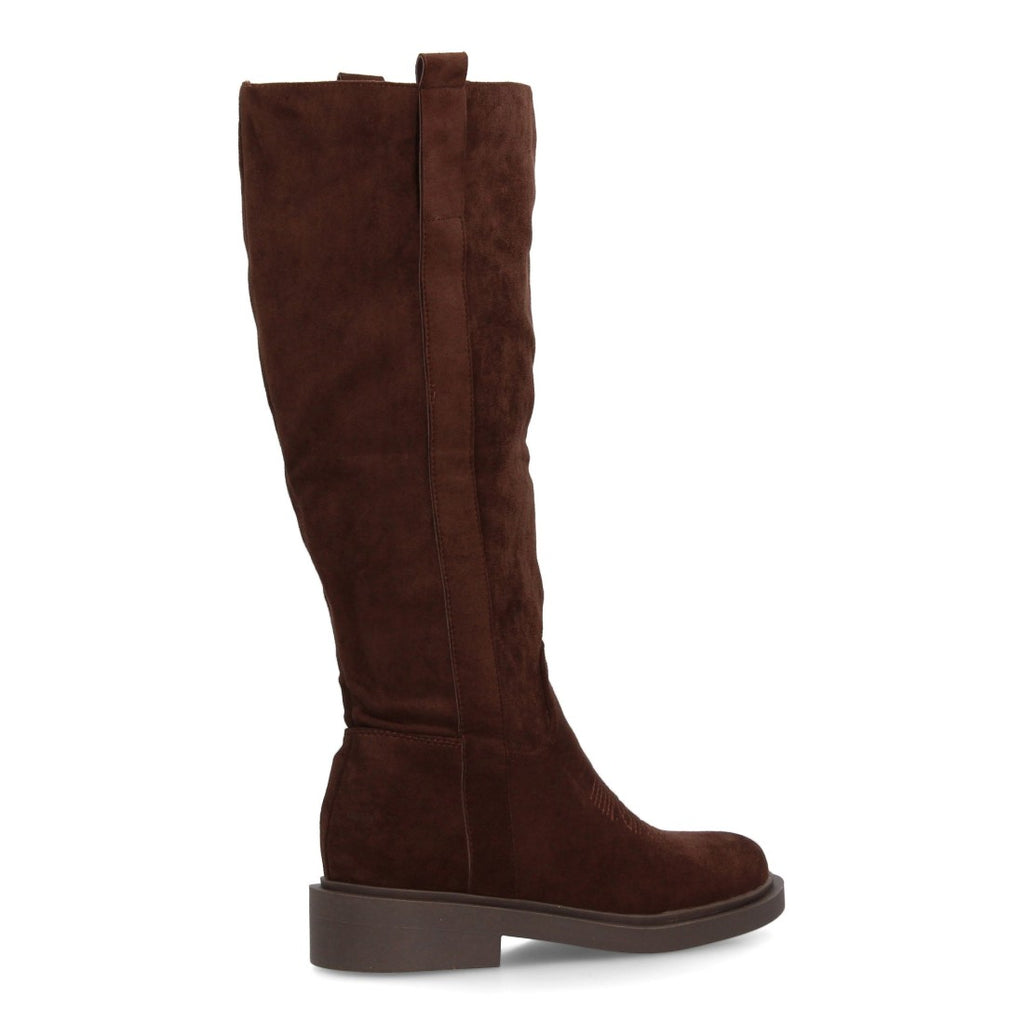 Elegante braune Stiefel mit Absatz