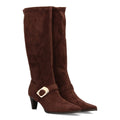Bequeme braune Stiefel im urbanen Stil